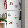 6Pcs Acrylic Christmas Snowman Diamond Painting Refrigerator Magnet for DIY Art