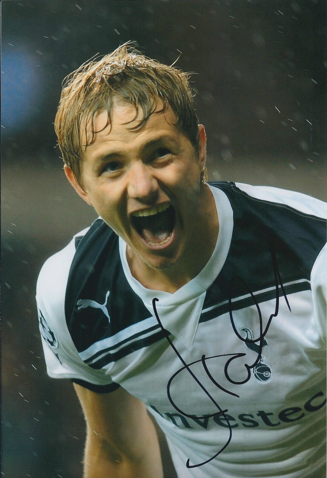 Roman PAVLYUCHENKO Signed Autograph 12x8 Photo Poster painting AFTAL COA Tottenham