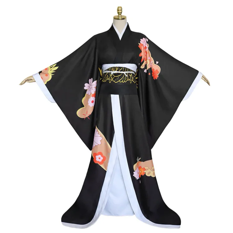 Demon Slayer Kibutsuji Muzan Cosplay Costume Kimono Outfits  Halloween Carnival Suit