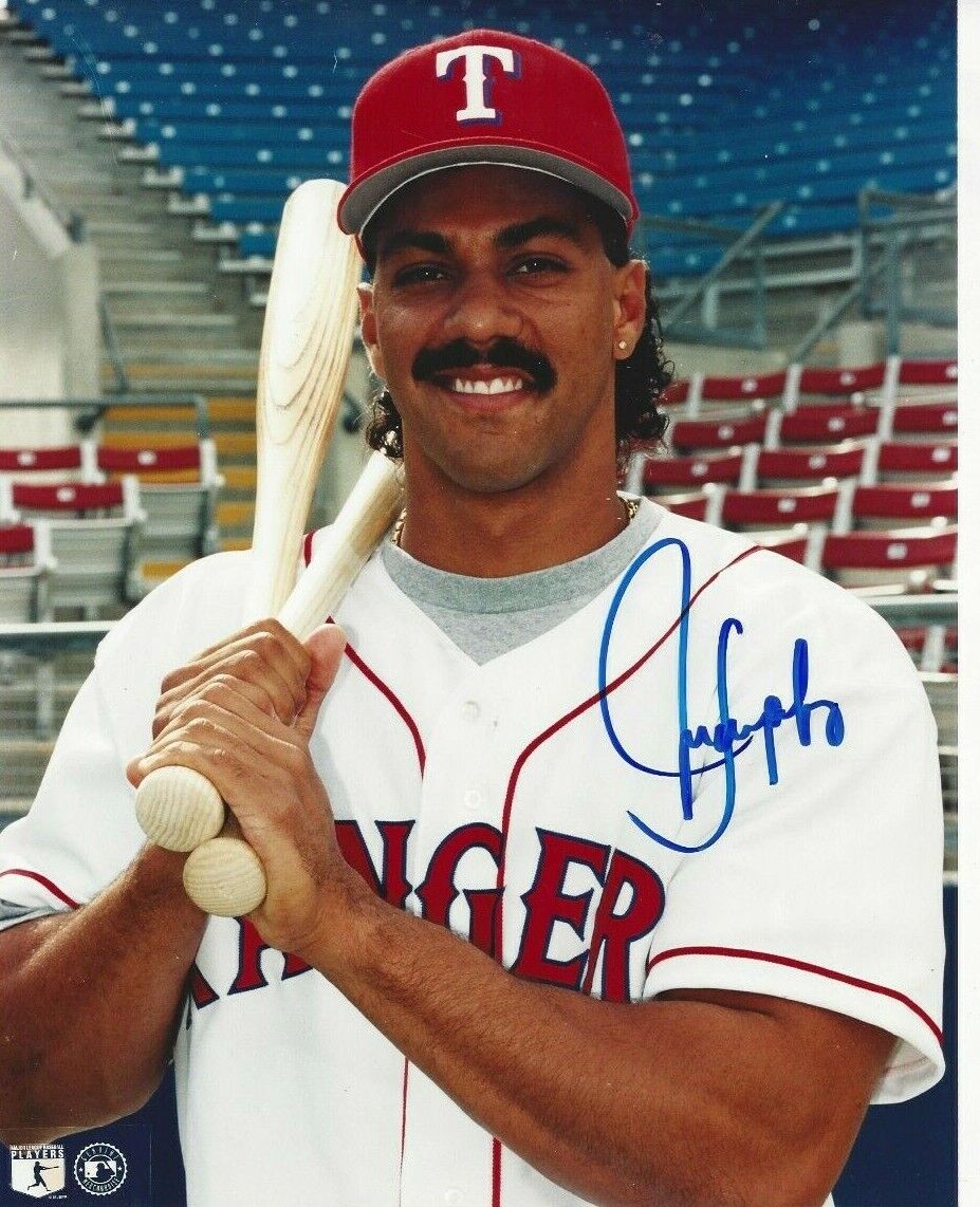 Juan Gonzalez Autographed 8x10 Texas Rangers MVPRare B877