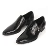 Stylish Mens Slip On Casual Leather Dress Shoes Buckle