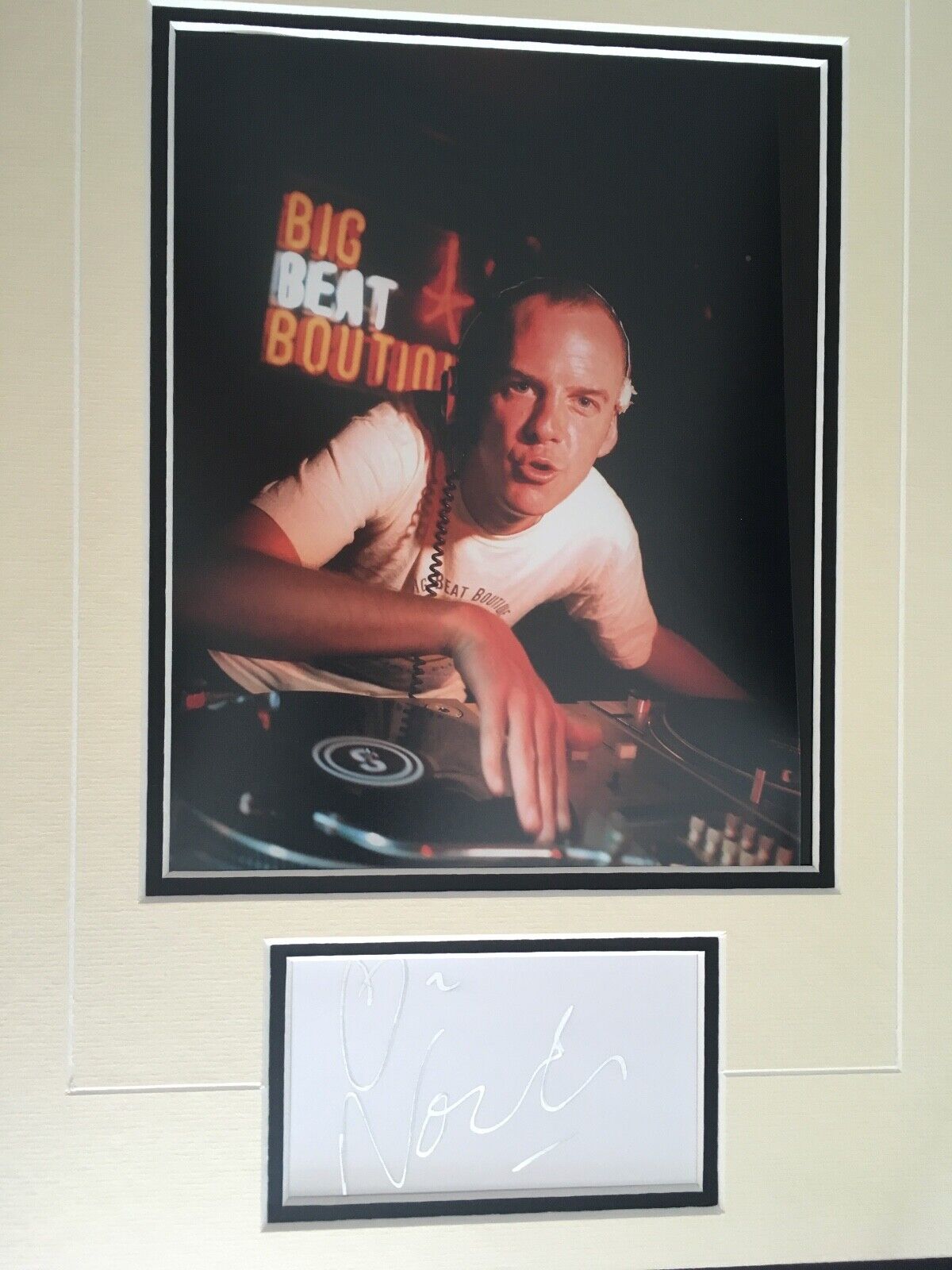 NORMAN COOK - FATBOY SLIM - MUSICIAN & D.J. - SUPERB SIGNED Photo Poster painting DISPLAY