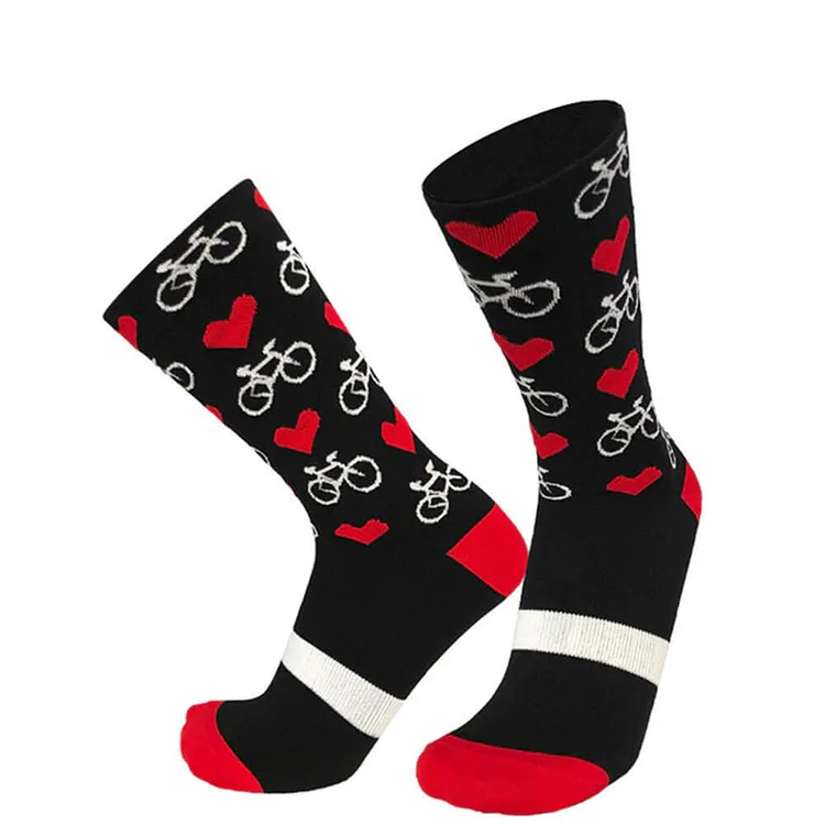 Black Cycling Socks