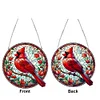 (US Only)Cardinal 2D Flat DIY Diamond Painting Set Diamond Art Pendant Home Wall Decor