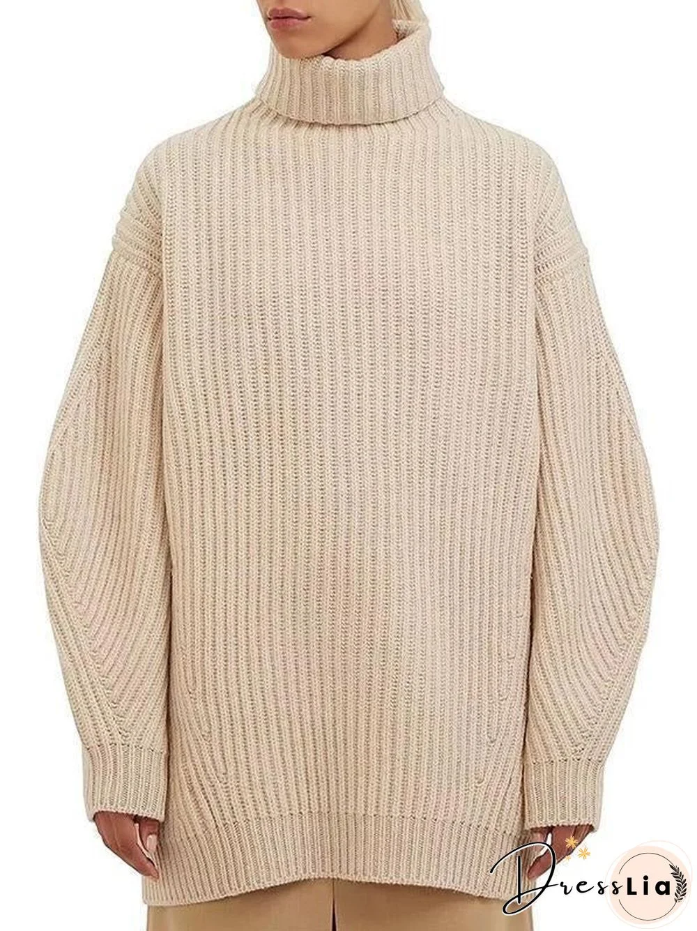 Round Neck Loose Knitting Sweater