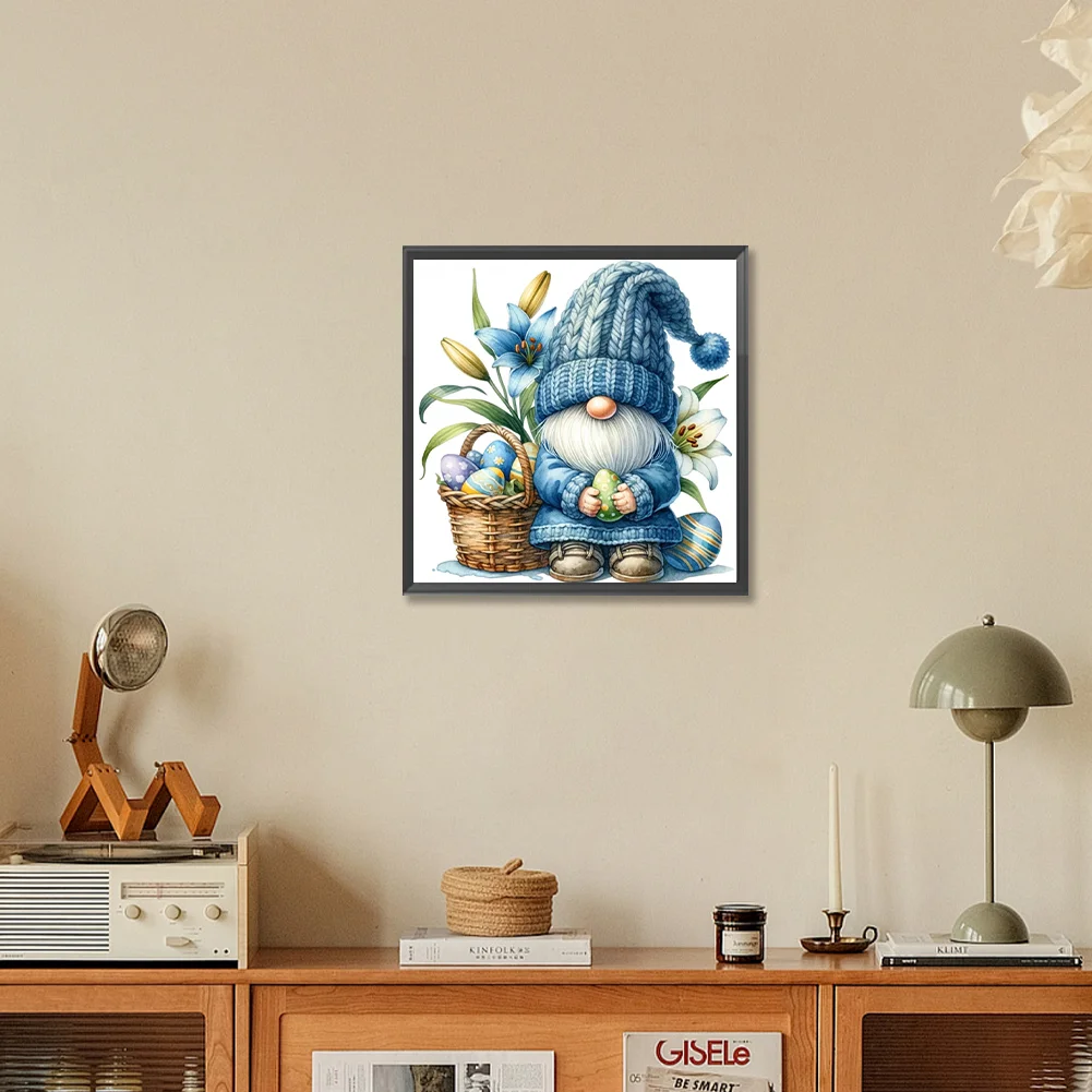 Diamond Painting - Full Round Drill - Easter Gnome(Canvas|30*30cm)