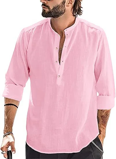 Men's Hawaiian Vacation Long Sleeve Shirt