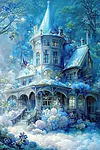 Luxury AB Velvet Diamond Painting Kit - Landscape architecture
