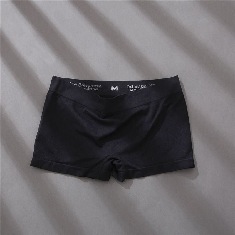 FINETOO Letter Printed Plus Size Panty High Waist Underwear Lingerie Boxer Underwear Under Skirt Ladies Safety Short Pants
