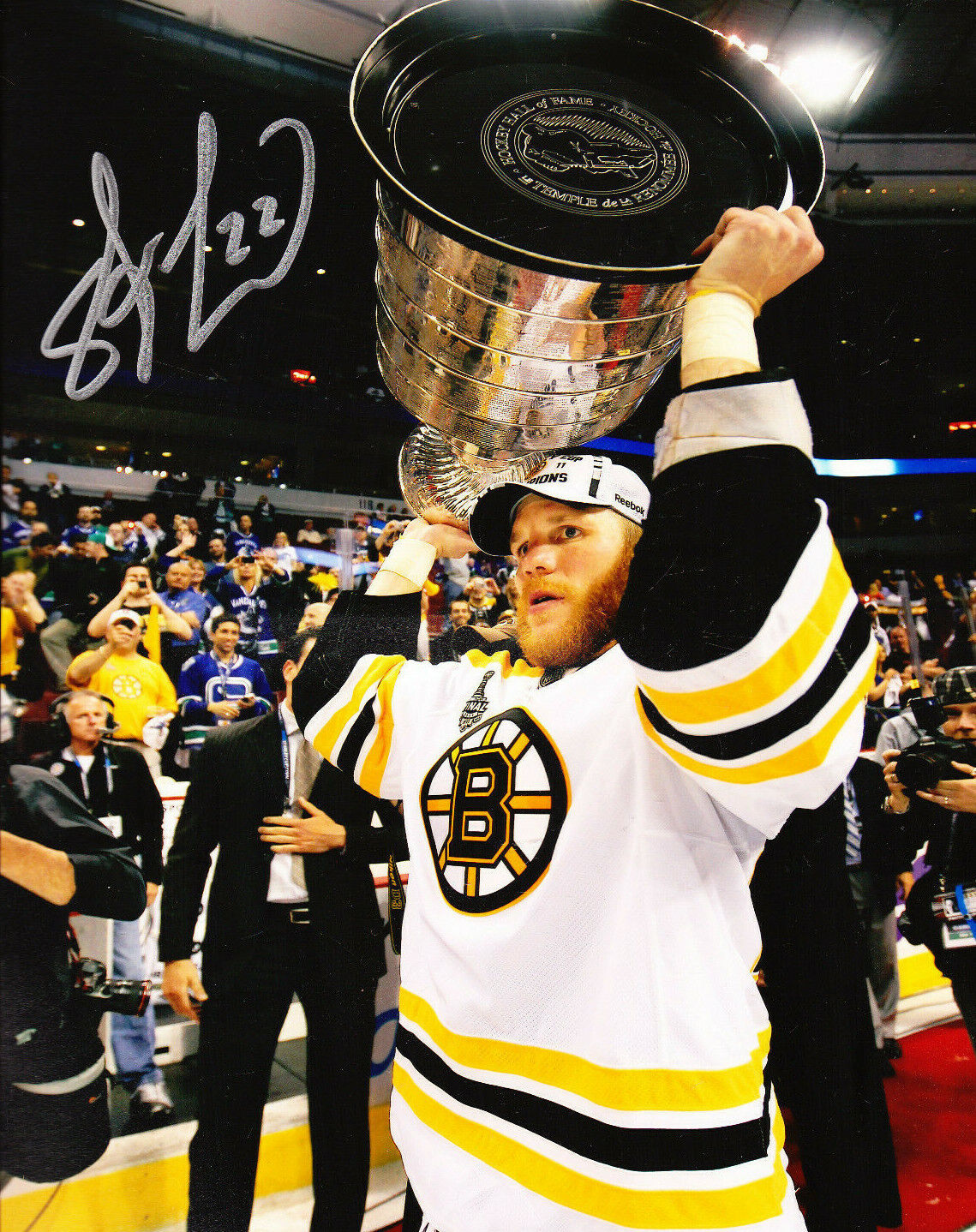 SHAWN THORNTON AUTOGRAPH SIGNED 8X10 Photo Poster painting COA BOSTON BRUINS STANLEY CUP