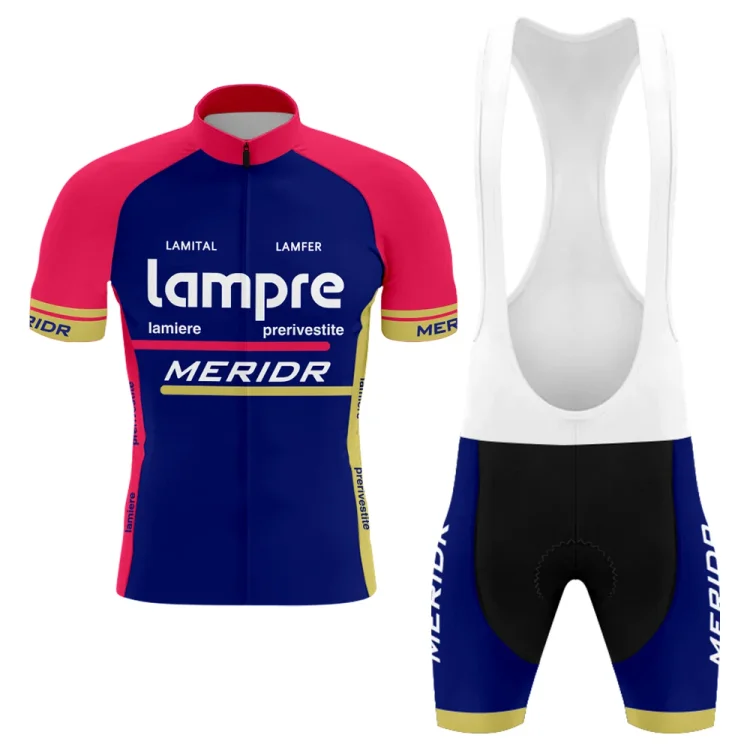 Lampre Retro Men's Short Sleeve Cycling Kit