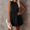 Gioiacombo™ Abito senza maniche casual allentato con volant dolce