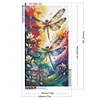 Diamond Painting-DIY Full Round Drill Dragonfly(70*40 CM)