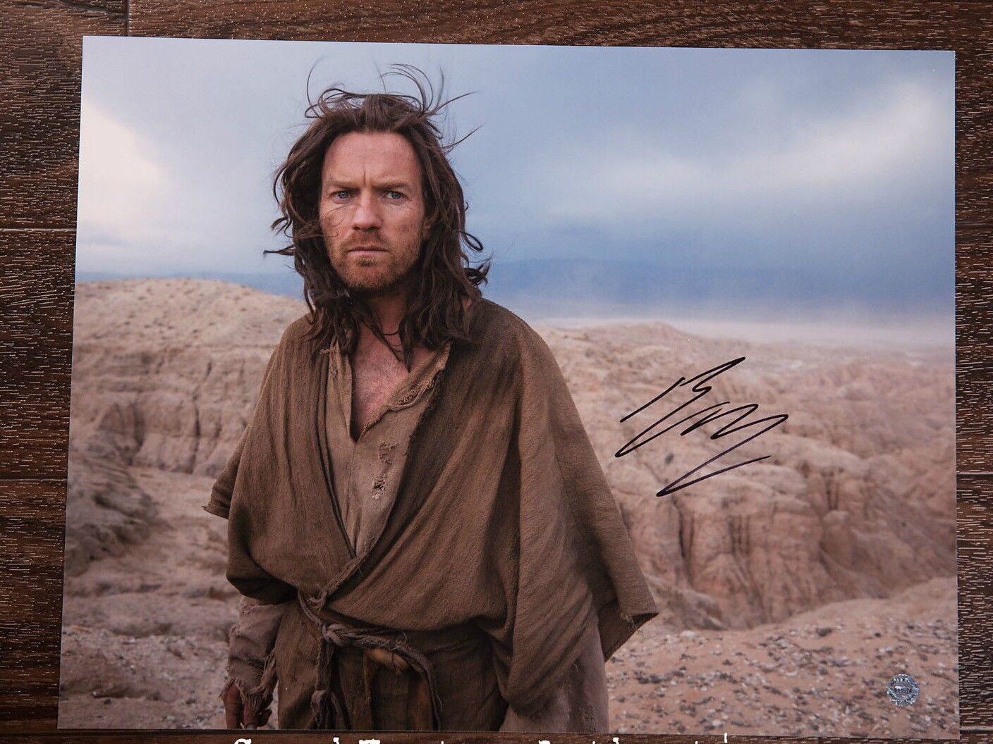 GFA Last Days in the Desert * EWAN McGREGOR * Signed 11x14 Photo Poster painting AD1 COA