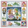 Tinker Bell Princess-14CT Stamped Cross Stitch Egyptian Cotton 30*30cm/11.81*11.81in tapestrymarket
