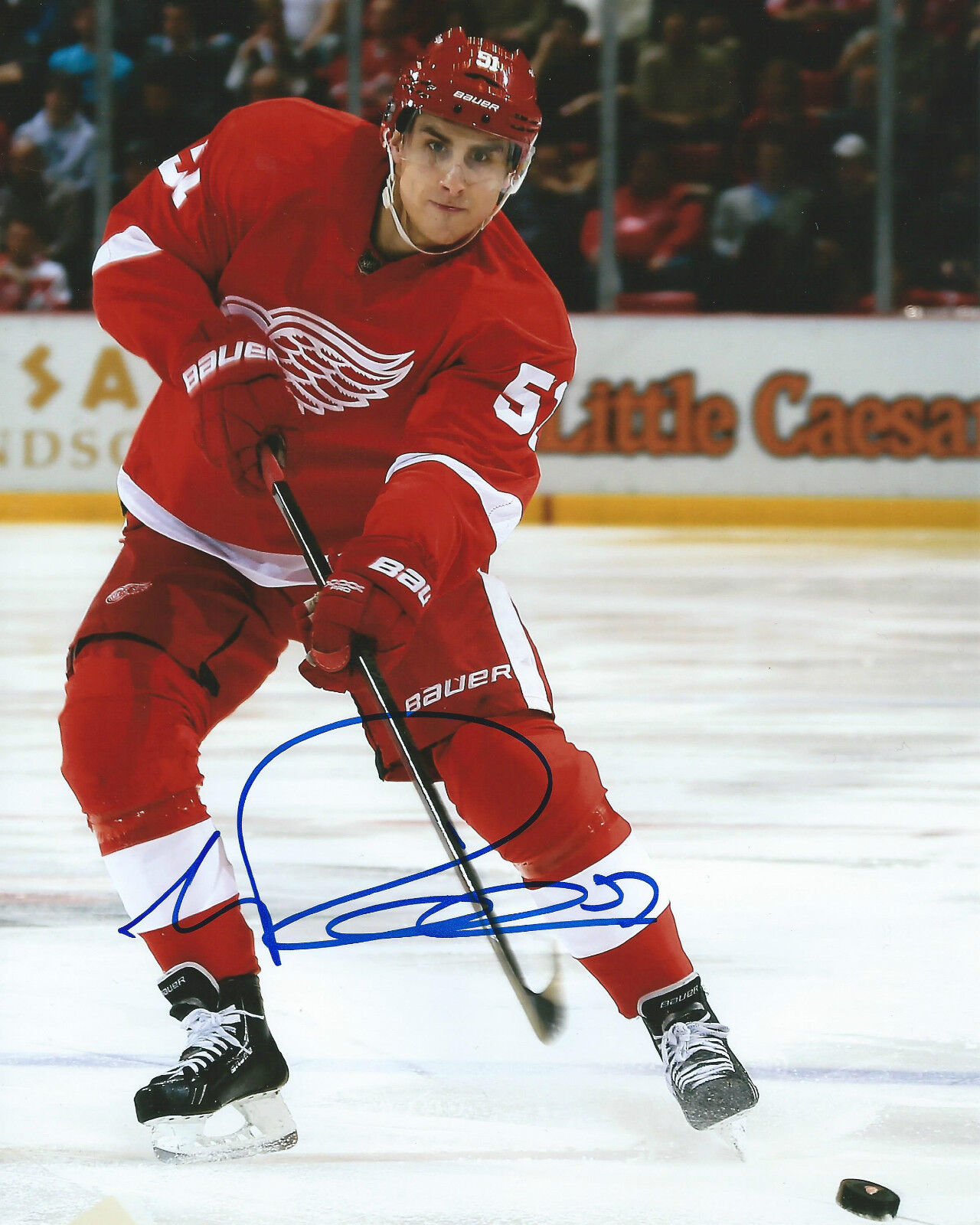 Valtteri Filppula *DETROIT RED WINGS* Signed 8x10 Photo Poster painting COA GFA