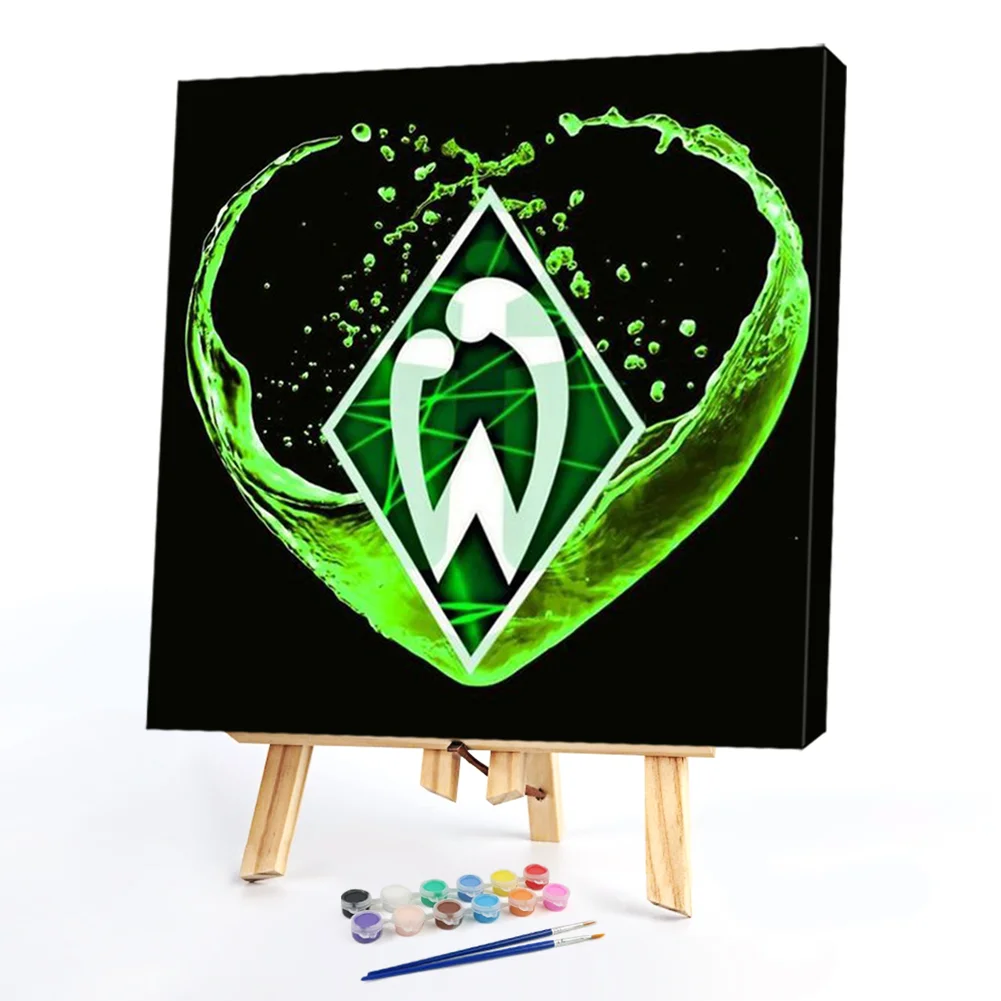 Werder Bremen Logo - Paint By Numbers(40*40CM)