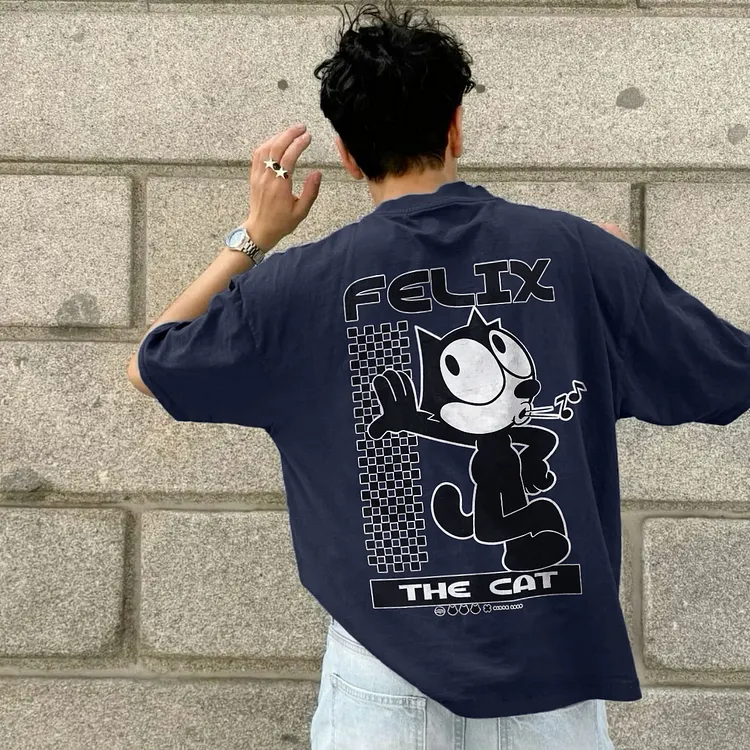 Felix The Cat Printed Men's T-shirt
