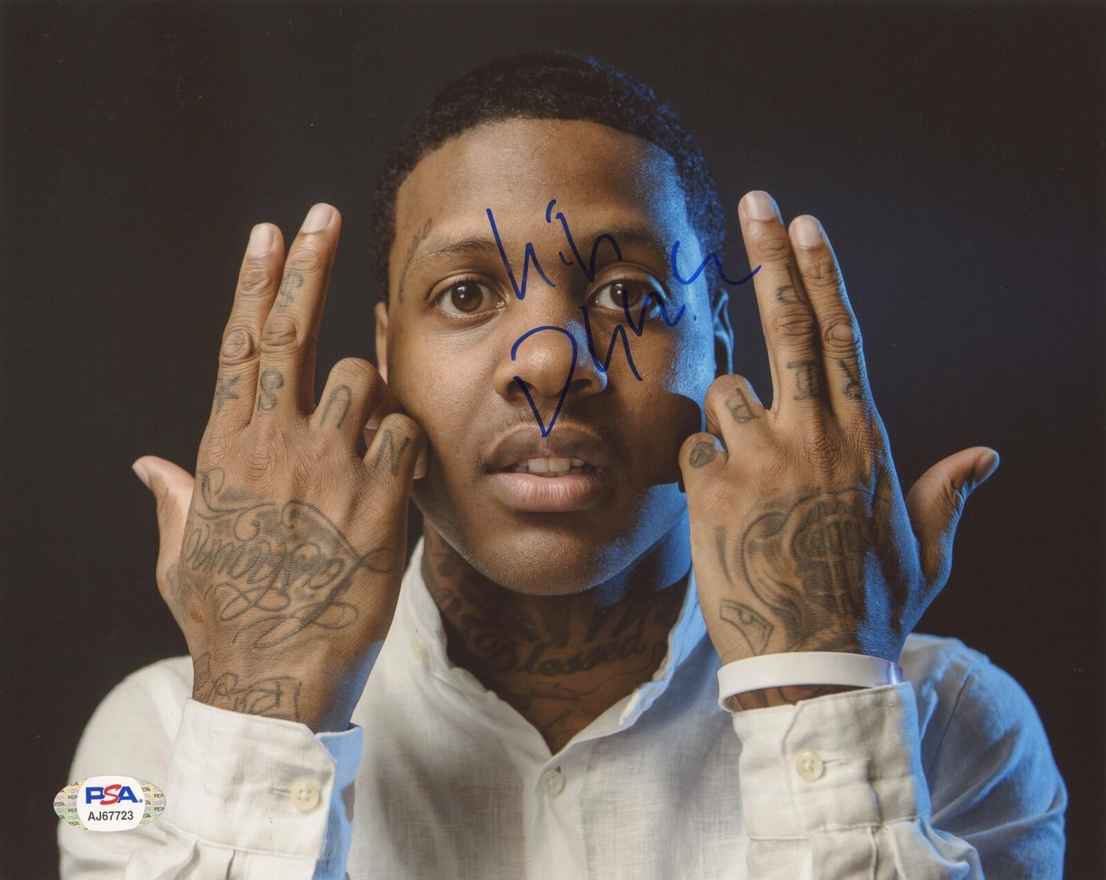 Lil Durk Signed Autographed 8x10 Photo Poster painting PSA/DNA Authenticated