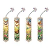 4Pcs Diamond Painting Flower Bookmark Making Kit for Book Lovers