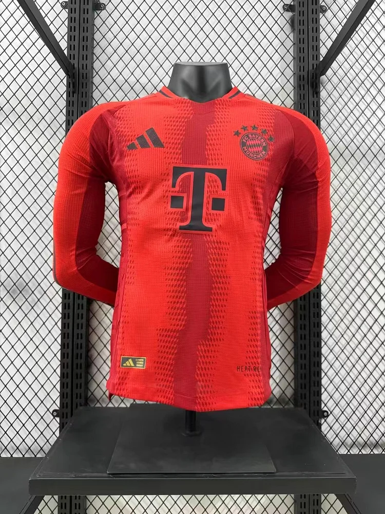 2024-25 Bayern Munich Home Long Sleeve Shirt - Player Edition