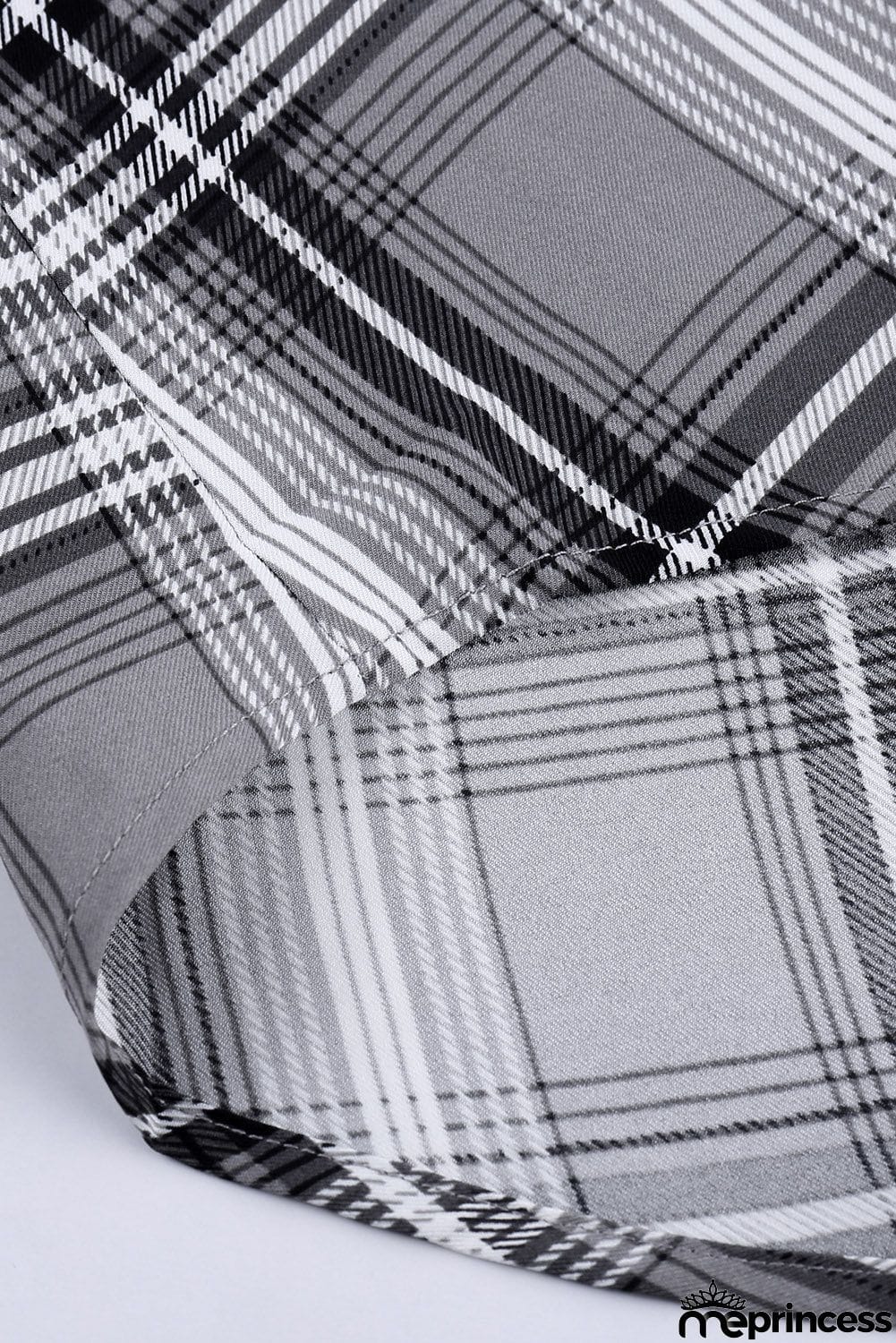 Plaid Drape Cardigan