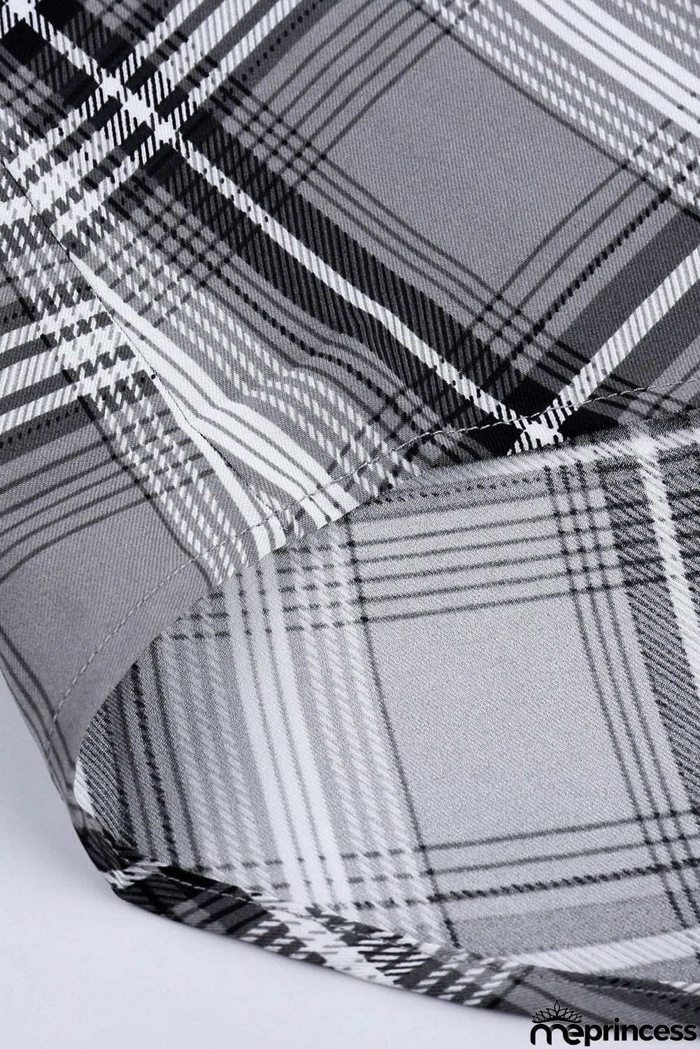 Plaid Drape Cardigan