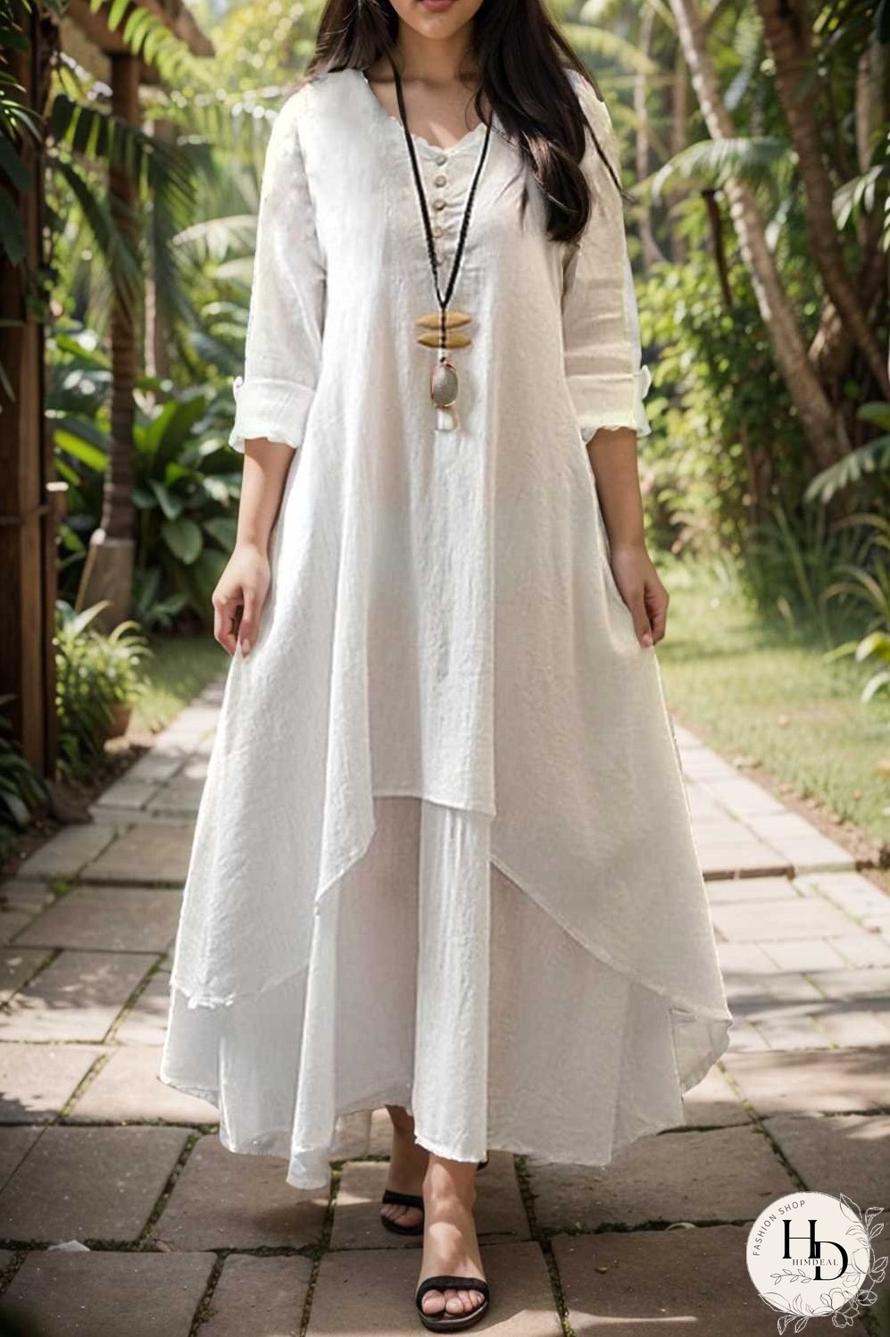 women s plus size casual dress swing dress solid color long dress maxi dress long sleeve button two piece v neck