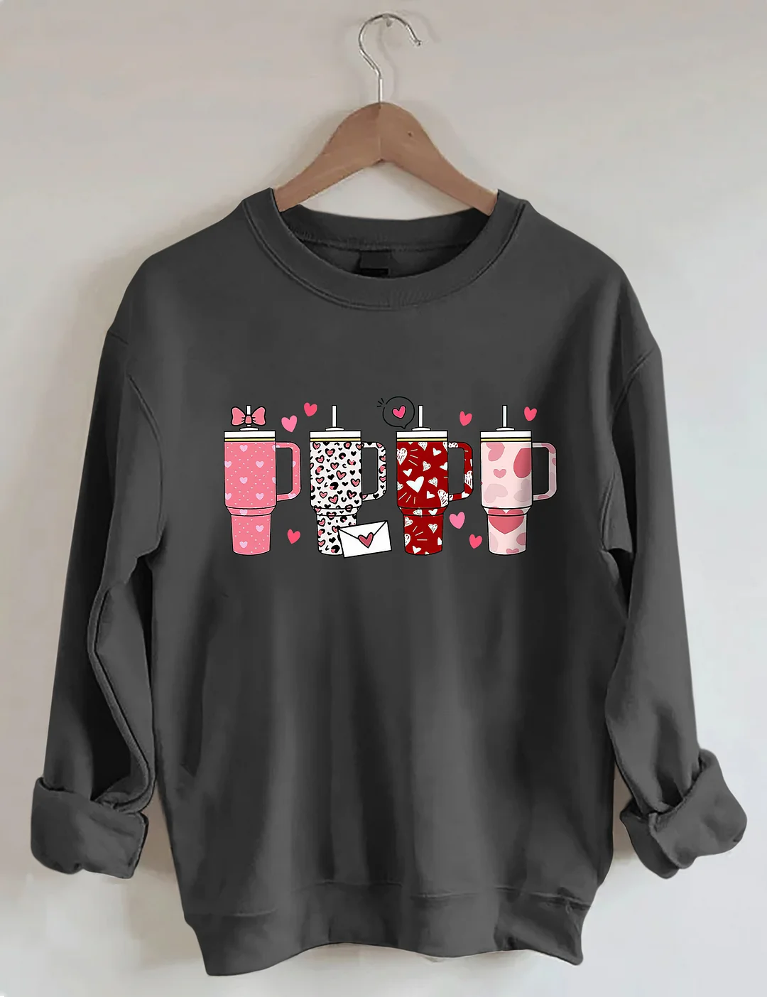 Retro Obsessive Cup Disorder Valentine Sweatshirt