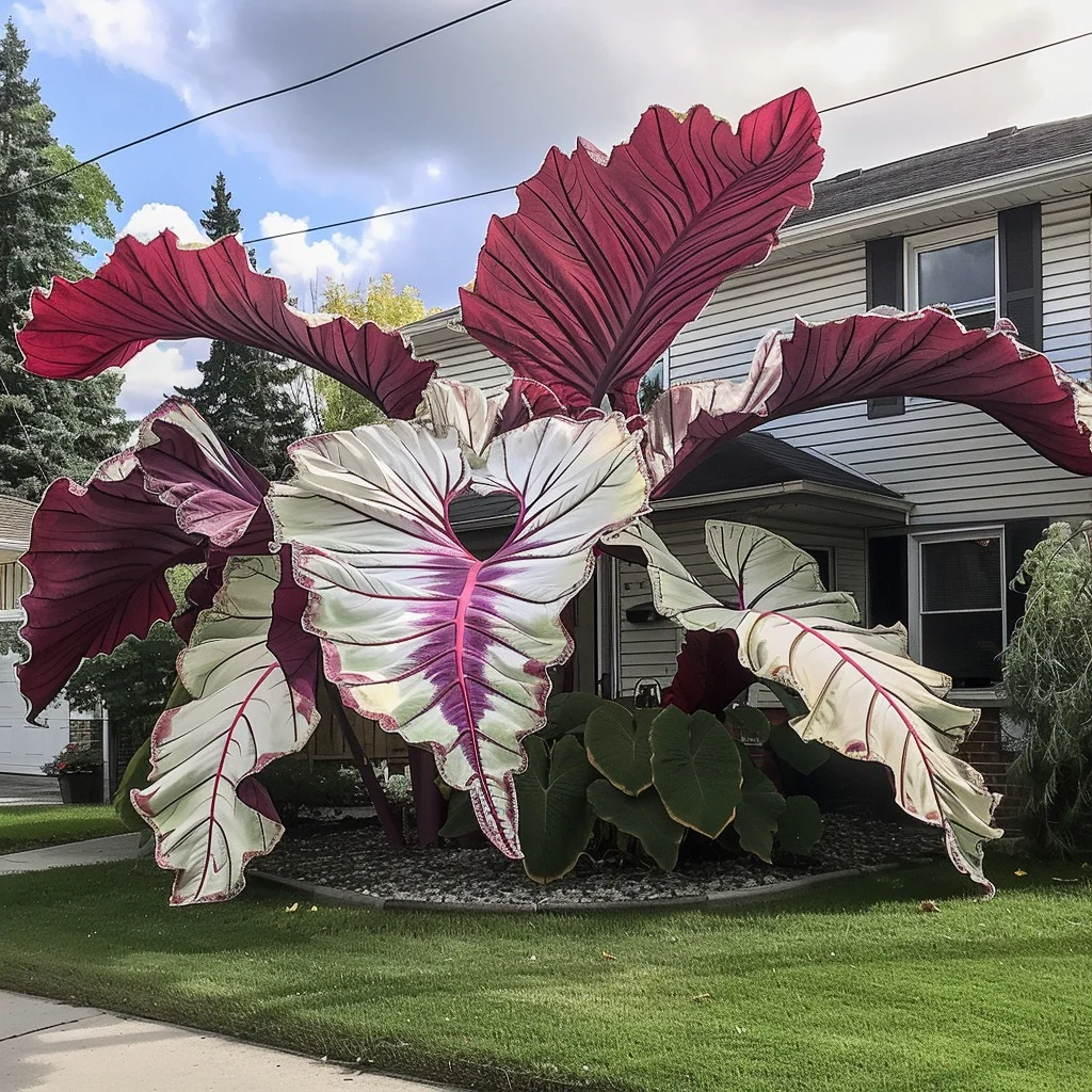 🌿Fascinating giant caladium🌈