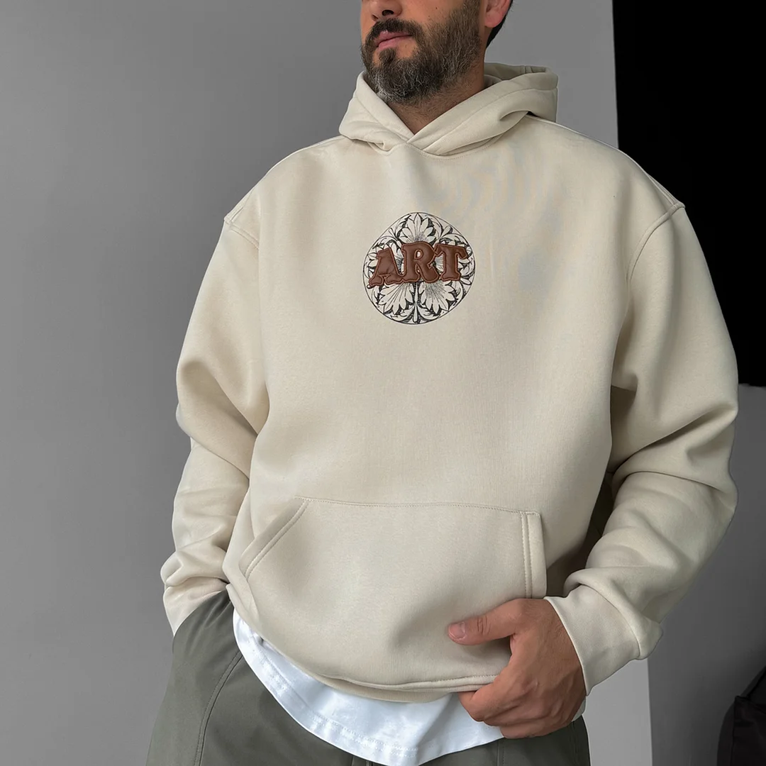 Street Lettering Oversized Hoodie