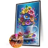 Diamond Painting -DIY Full Round Drill Cup Flower(40*60CM)