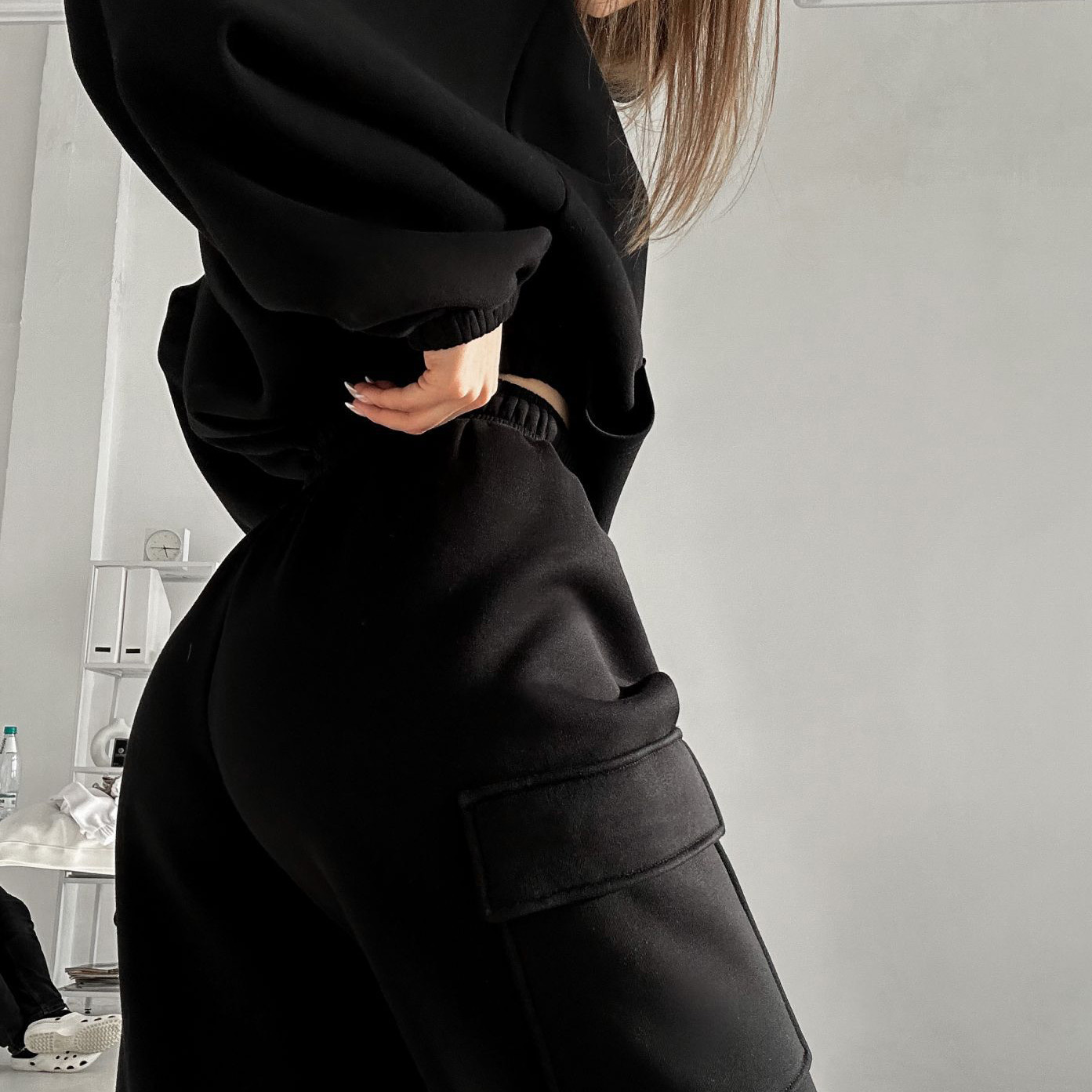 Women's Fashion Sports Casual Sweatshirt Set