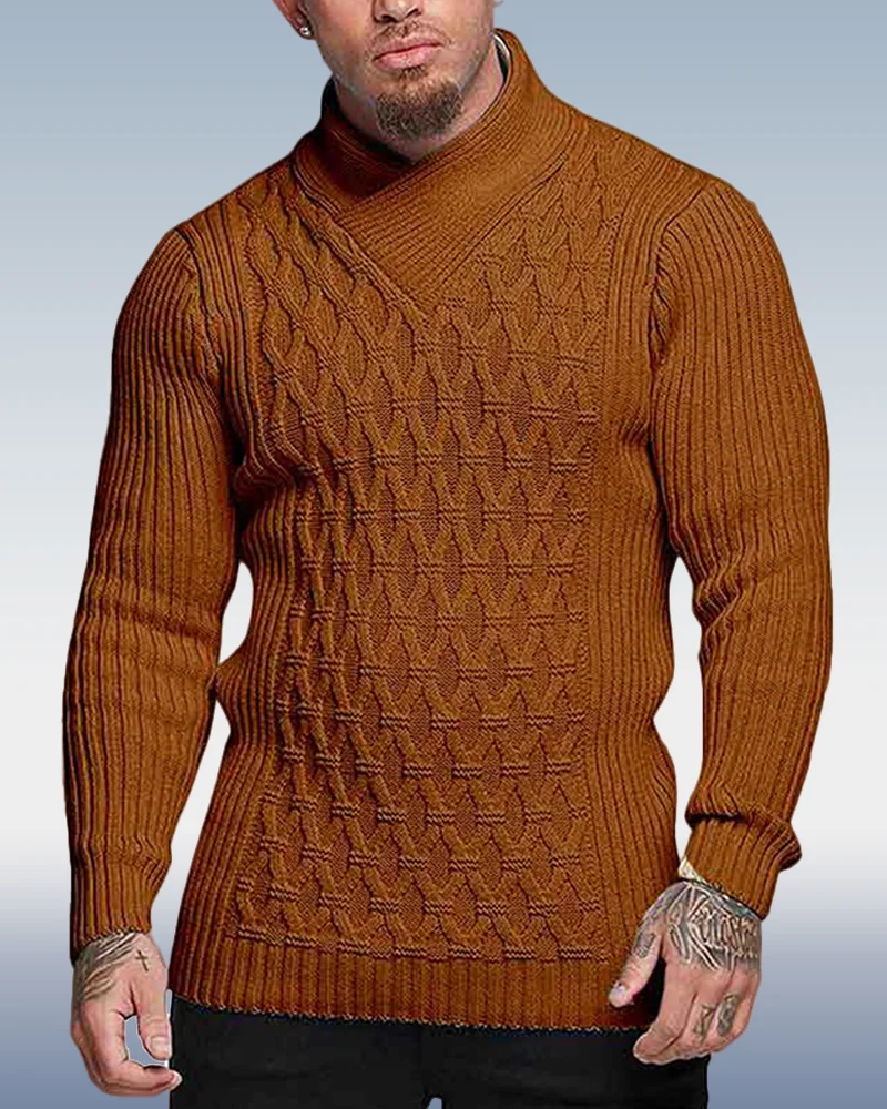 Men's Outdoor Warm Casual Knitted Sweater 002