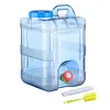 Portable Container with Faucet Camping Equipment Outdoor Water Bucket for Hiking