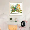 Flower Pomeranian Full Stamped Cross Stitch 11CT 3-Strand 40x40cm tapestrymarket