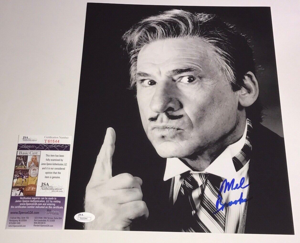 Mel Brooks SPACEBALLS Signed 11X14 Photo Poster painting YOGURT Autograph PROOF JSA COA