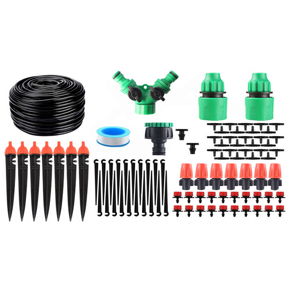 

40m DIY Water Drip Irrigation System Outdoor Garden Hose Spray Watering Kit, 501 Original