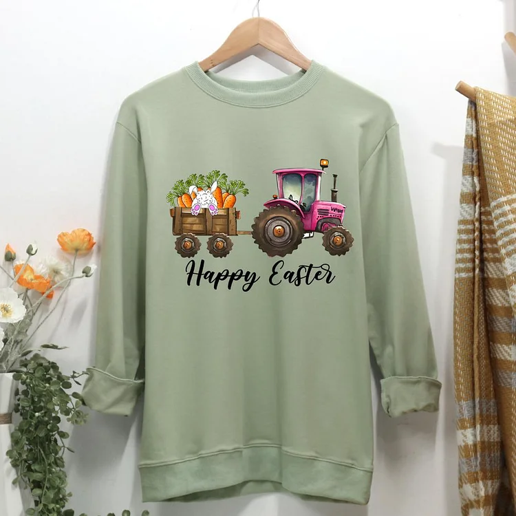 Happy Easter Women Casual Sweatshirt-0025103