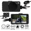 SE300 Motorcycle DVR Front+Rear View Motorcycle Dash Cam Video Recorder
