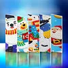 8pcs 5D DIY Partial Special Drills Diamond Painting Xmas Cards Party Gifts