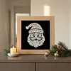 12Pcs DIY Pearl Painting Christmas for Home Wall Decor(15x15cm)