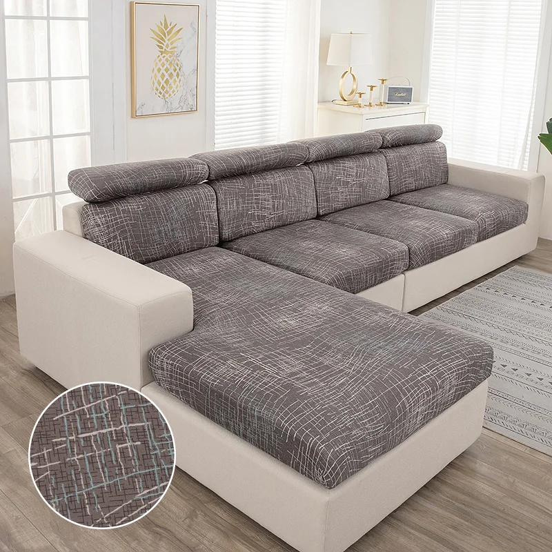 Nigikala Printed Sofa Seat Cover Stretch Sofa Covers for Living Room Furniture Protector Armchair Couch Cover for Pets, Kids 1pc