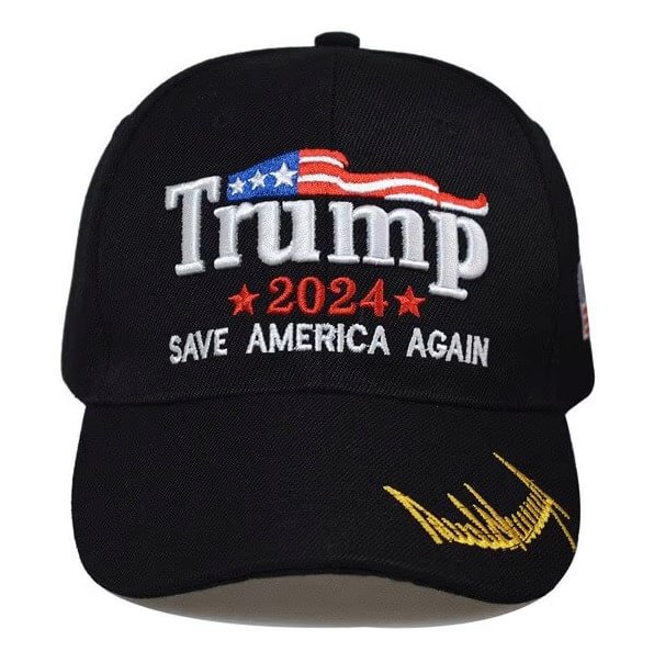 2024 Hat 3D Embroidery Save America Again Cap MAGA Hat