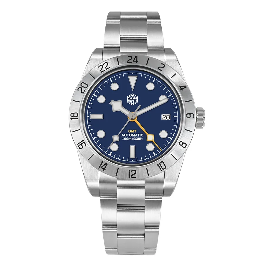 San Martin New 39mm BB GMT Colorful Dial Watch SN0054
