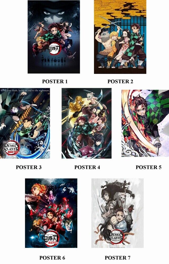 DEMON SLAYER - ANIME - 7 Photo Poster painting POSTERS - PRINTS - INSERTS PERFECT FOR FRAMING