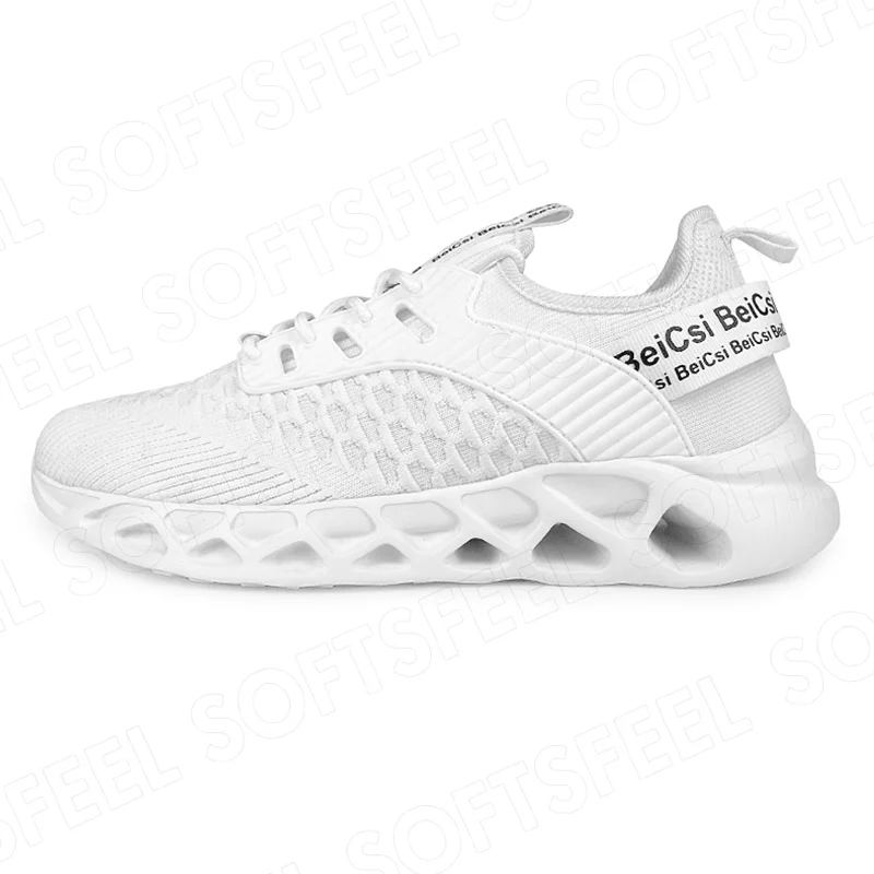 Softsfeel Women's Pain Free Perfect Walking Shoes - White