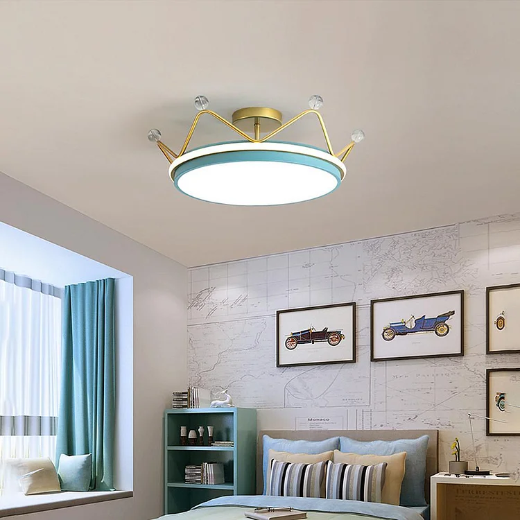 Creative Circle Dimmable LED Nordic Flush Mount Lighting Ceiling Light - Appledas