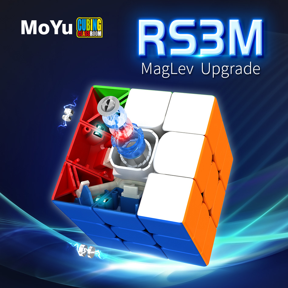 Cubo Mágico Magnético Moyu Rs3m M 3x3x3 Pro