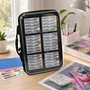 Bo&icirc;te de rangement transparente pour peinture en diamant avec sac &agrave; poign&eacute;e et autocollants, bo&icirc;te de rangement portable pour peinture en diamant, bo&icirc;te de rangement &agrave; perles pour accessoires et outils de peinture en diamant (32 pi&egrave;ces 